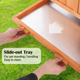 2 Storey Rabbit Hutch SIENA - Low Angle