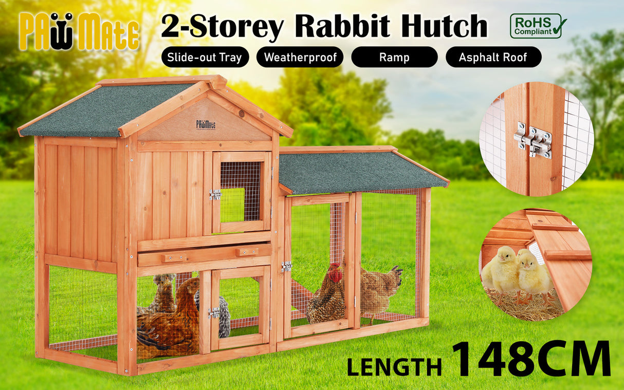 2 Storey Rabbit Hutch SIENA