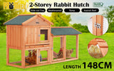 2 Storey Rabbit Hutch SIENA - Front View