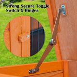 Free Standing Rabbit Hutch EDEN - Rear View