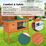 Free Standing Rabbit Hutch EDEN