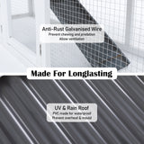 2 Storey Rabbit Hutch with PVC Roof GRACIE - Extra Image