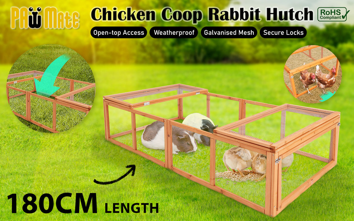 Chicken Coop Rabbit Hutch RUNEY