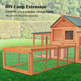 Chicken Coop Rabbit Hutch RUNEY - Extra Image