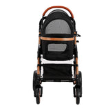 i.Pet Pet Stroller Dog Pram Large Cat Carrier Travel Foldable Pushchair 4 Wheels - Top-Down View