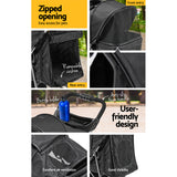 i.Pet 4 Wheel Pet Stroller - Black - 45-Degree Angle