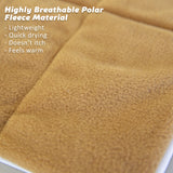 42in Cushion Mat for Wire Dog Cage - BEIGE - Top-Down View