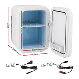 Glacio Mini Fridge Portable White Electric Cooler Warmer Car Office 12V 220V - Side View