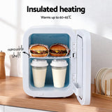 Glacio Mini Fridge Portable White Electric Cooler Warmer Car Office 12V 220V - Close-Up Angle