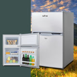 Glacio 65L Portable Fridge Freezer Bar Upright 12V/24V/240V Camping Caravan - Close-Up Angle