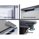 Glacio 65L Portable Fridge Freezer Bar Upright 12V/24V/240V Camping Caravan - Rear View