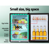 Glacio 80L Portable Fridge Bar Upright 12V/24V/240V Camping Caravan - Top-Down View