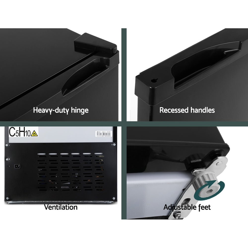 Glacio 80L Portable Fridge Bar Upright 12V/24V/240V Camping Caravan