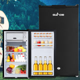 Glacio 95L Portable Fridge Freezer Bar Upright 12V/24V/240V Camping Caravan - Close-Up Angle