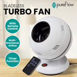 PureFlow Dust-Free Bladeless Breeze Room purifier - Low Angle