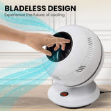 PureFlow Dust-Free Bladeless Breeze Room purifier - Top-Down View