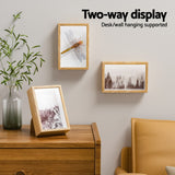 Artiss 3-Piece 3D Photo Frame Set for 7.5x12.5 cm Prints - Top-Down View