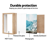 Artiss 3-Piece 3D Photo Frame Set for 7.5x12.5 cm Prints - 45-Degree Angle