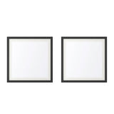 Artiss Black Square Photo Frame Set - 2 Pieces for 16x16 Prints