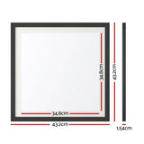 Artiss Black Square Photo Frame Set - 2 Pieces for 16x16 Prints - Front View