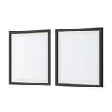 Artiss Black Square Photo Frame Set - 2 Pieces for 16x16 Prints - Side View