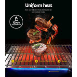 Grillz Portable Gas BBQ Grill - Top-Down View