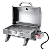 Grillz Portable Gas BBQ Grill - Low Angle