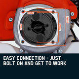 Baumr-AG Engine for Post Hole Digger Replacement Earth Auger Borer - Front View