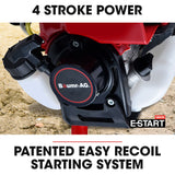 BAUMR-AG BPX-1400 38cc 4-Stroke Petrol Post Hole Digger, 150mm Auger w/ 600mm Extension Shaft - Close-Up Angle