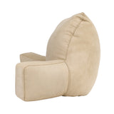Giselle Reading Pillow Back Rest Lumbar Support Cushion Oatmeal - Side View