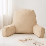Giselle Reading Pillow Back Rest Lumbar Support Cushion Oatmeal - Close-Up Angle