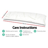 Giselle Bedding Body Support Pillow Bamboo Cover