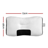 Giselle Bedding Contour Pillow Ergonomic Neck Pillow 48X73CM - Front View