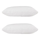 Giselle Bedding Goose Feather Down Pillow Luxury Twin Pack - Side View