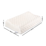 Giselle Bedding Natural Latex Pillow Twin Pack - Front View