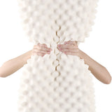 Giselle Bedding Natural Latex Pillow Twin Pack - Rear View
