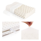 Giselle Bedding Natural Latex Pillow Twin Pack - Close-Up Angle