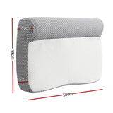 Ergonomic Memory Foam Contour Pillow by Giselle - Front View