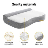 Ergonomic Memory Foam Contour Pillow by Giselle