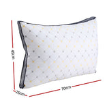 Giselle Bedding Pillows Microfibre Pillow - Front View
