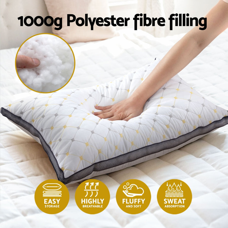 Giselle Bedding Pillows Microfibre Pillow, image 4