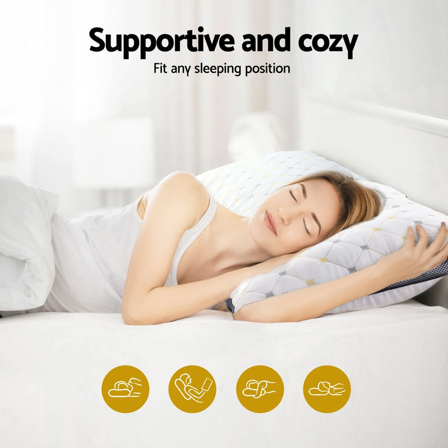 Giselle Bedding Pillows Microfibre Pillow, image 6
