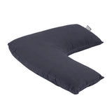 Giselle V Shape Pillow Boomerang Nursing Body Cushion Grey - Top-Down View