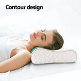 Giselle Memory Foam Pillow Contour Neck - Top-Down View