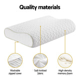 Giselle Memory Foam Pillow Contour Neck - 45-Degree Angle