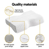 Giselle Memory Foam Pillow Contour Neck - 45-Degree Angle