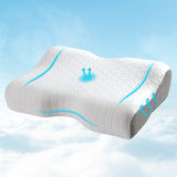 Giselle Memory Foam Pillow Contour Neck - Close-Up Angle