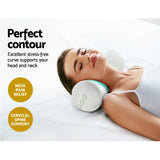 Giselle Bedding Memory Foam Neck Roll Pillow Bamboo Cover - Side View