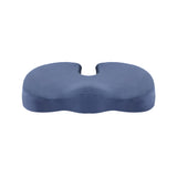Giselle Bedding Seat Cushion Memory Foam Pillow Back Pain Relief Chair Pad Blue - Side View