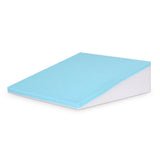 Giselle Bedding Wedge Pillow Gel Memory Foam Ergonomic Support Bamboo Cover - Top-Down View